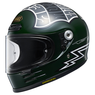 Shoei Glamster 06 Heiwa Helmet TC-4 - Black/White
