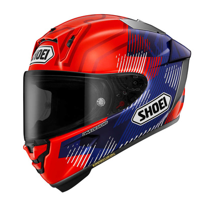 Shoei X-SPR Pro Marquez 8 TC-1 Full Face Helmet - Red/Blue