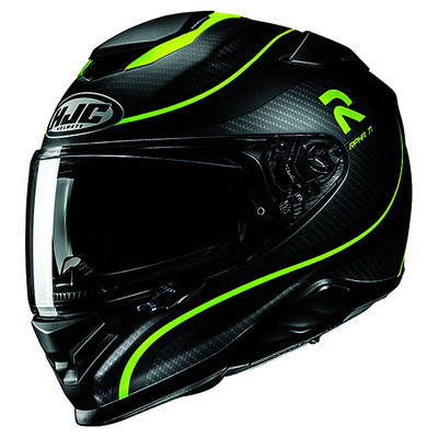 HJC RPHA 71 Cleta MC-3HSF Full Face Helmet - Black/Hi-Vis