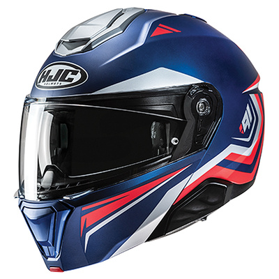 HJC i91 Tricus MC-21SF Modular Helmet - Blue/Red/White