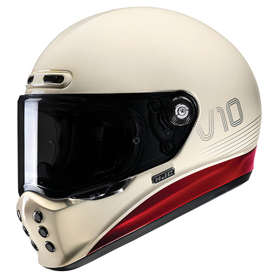 HJC V10 Tami MC-1 Full Face Helmet - White/Red