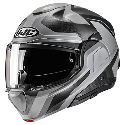 HJC F100 Bios MC-5SF Modular Helmet - Black/Grey
