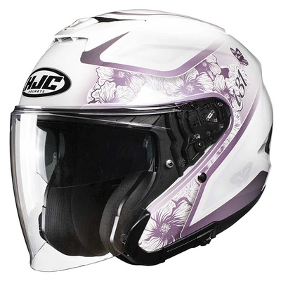 HJC i31 Iona Open Face Helmet - White/Pink