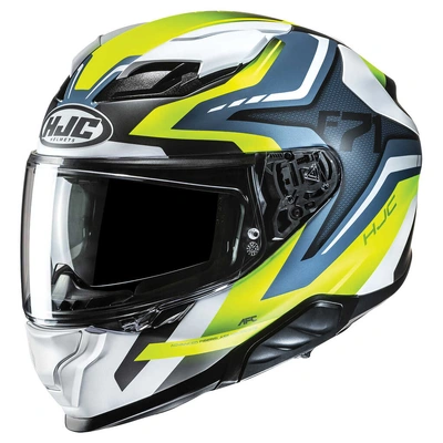 HJC F71 Fes Full Face Helmet - MC-3HSF - White/Hi-Vis