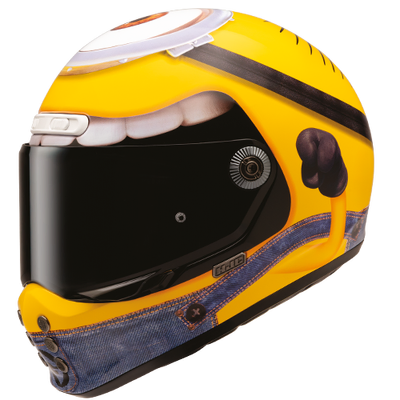 HJC V10 Stuart Minions Full Face Helmet - MC-3 - Yellow/Black/Blue