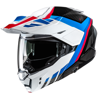 HJC i80 Imes Adventure Helmet - MC-21 - Black/White/Blue/Red