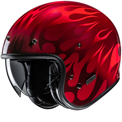 HJC V31 Firo Open Face Helmet - MC-1 - Red