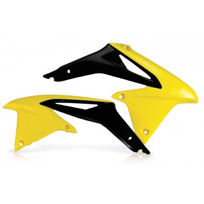 Acerbis Radiator Shrouds - SUZUKI RMZ 450 08-17 - Yellow/Black