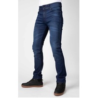 Bull-It Mens Straight Tactical Icon II Long Blue Jeans