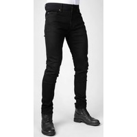 Bull-It Mens Straight Tactical Onyx Long Black Jeans