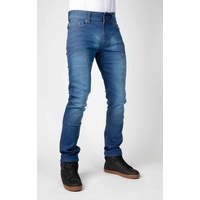 Bull-It Mens Straight Tactical Trident II Regular Blue Jeans