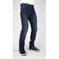 Bull-It Mens Straight Covert Evo Long Blue Jeans