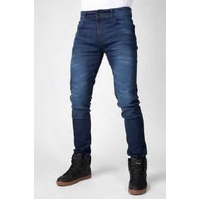 Bull-It Mens Slim Tactical Icon II Long Blue Jeans