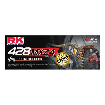 RK CHAIN GB428MXZ-136L - Gold