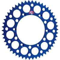 Renthal 47T Ultralight Grooved Rear Sprocket - Blue