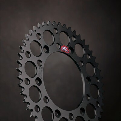 Renthal Rear Sprocket Mx Ultralight Grooved Blk 47T