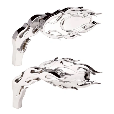 Arlen Ness Chrome Flames Micro-Mirrors