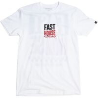 Fasthouse Banner Tee - White
