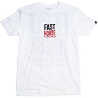 Fasthouse Banner Tee - White