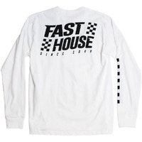 Fasthouse Surge LS Tee - White