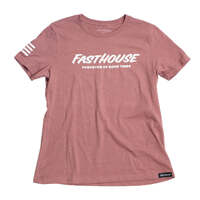 Fasthouse Logo Womens Tee - Mauve