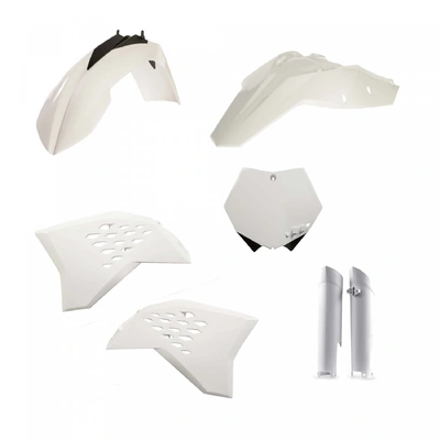 Acerbis Plastic Kit Ktm Sx Sxf 07-10 White