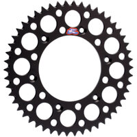 Renthal Ultralight Grooved Sprocket - Rear - Black - 48T