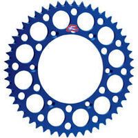 Renthal Ultralight Sprocket  - Rear - Blue - 49T - Yamaha YZ YZF WRF