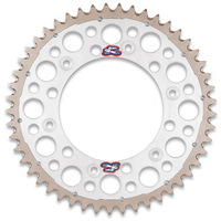 Renthal Twinring Sprocket - Rear - Silver - 50T - Yamaha YZ YZF WRF