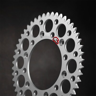 Renthal Rear Sprocket Mx Ultralight Grooved Sil 45T