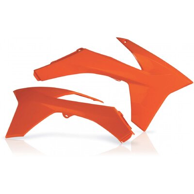 Acerbis Radiator Shrouds Ktm Sx Sxf 11-12 Exc Excf 12-13 - Orange