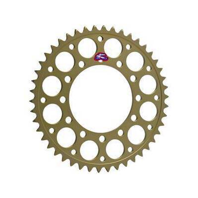 Renthal Rear Sprocket Mx Ultralight Grooved Gld 44T