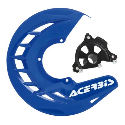 ACERBIS X-BRAKE DISC COVER & BLK MOUNT BLUE YAMAHA YZ 04-25 YZF 04-13