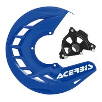 Acerbis X-Brake Disc Cover & Blk Mount - Yamaha YZ 04-24 YZF 04-13 - Blue