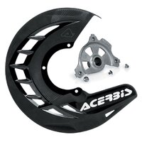 Acerbis X-Brake Disc Cover & Mount - SX/F TC FC 15-24 EXC/F TE FE 16-24 MC EC 21-24 - Black