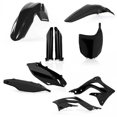 Acerbis Plastic Kit Kawasaki Kxf 450 2012 - Black