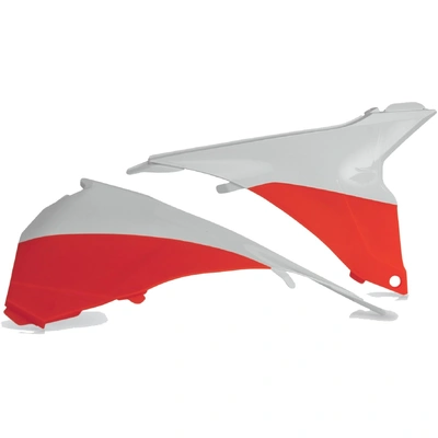 Acerbis Air Box Covers Ktm Sx Sxf 13-15 Orange White