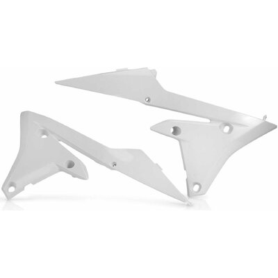 Acerbis Radiator Shrouds Yamaha Yzf250 14-18 450 14-17 - White