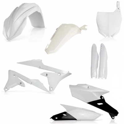 Acerbis Plastic Kit Yamaha Yzf 250 14-18 450 14-17 - White