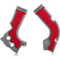 ACERBIS X-GRIP FRAME GUARDS CRF 250 14-17 450 13-16 SILVER-RED