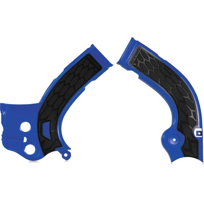 Acerbis X-Grip Frame Guards Yzf 250 14-16 450 14-15 Blue-Blk