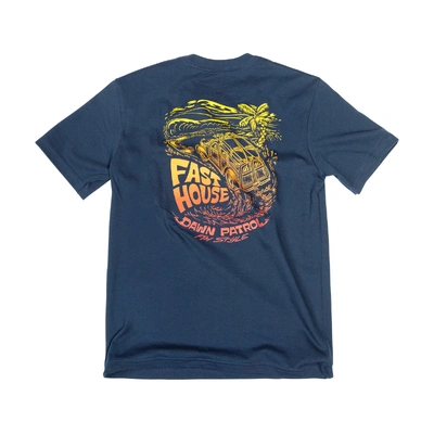 Fasthouse Youth Explorer Tee Short Sleeve - Navy