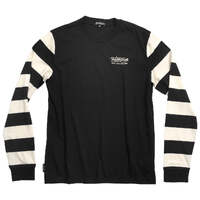 Fasthouse Jailbreak Stripe Long Sleeve Tee - Black