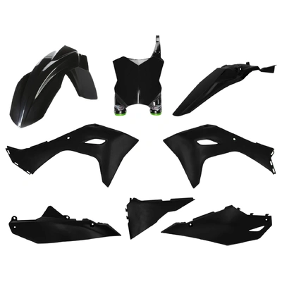 Cycra Plastic Kit Kawasaki Kxf 250 25-26 450 24-26 Black