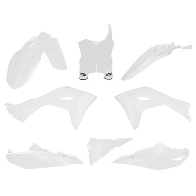 CYCRA PLASTIC KIT KAWASAKI KXF 250 25 450 24-25 WHITE