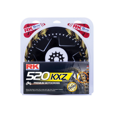 RK Lite Chain & Sprocket Kit Black 13/48 - Yamaha YZ250 - 1999-2020