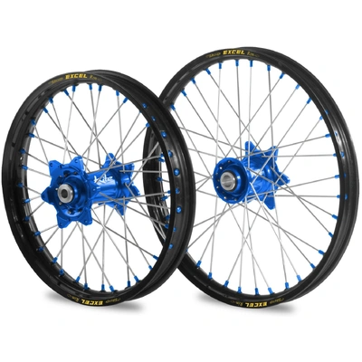 Kite Excel Elite Wheel Set Yamaha Yz 250 02-26 Yzf 450 02-13 Blue