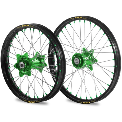 KITE EXCEL ELITE WHEEL SET KAWASAKI KX 250 06-08 KXF 450 06-18 GREEN