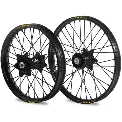 Kite Excel Elite Wheel Set Ktm Sx Sxf Husky Fc Tc 23-26 Black