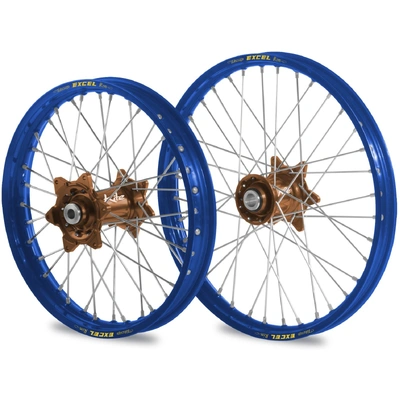 Kite Excel Elite Wheel Set Yamaha Yzf 250 450 14-26 Bronze Blue